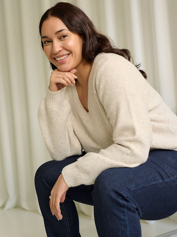 KCLUELA - Plus Size Genser fra Kaffe Curve