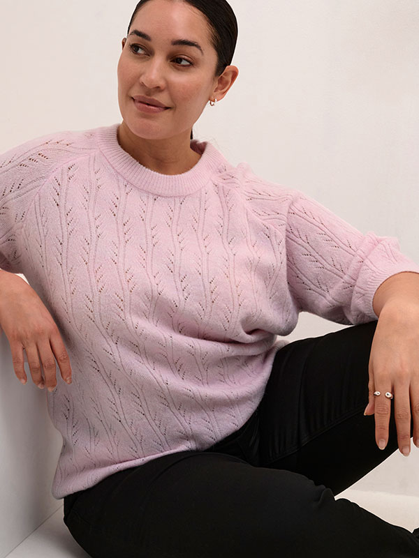 KCTENNA - Plus Size Genser fra Kaffe Curve