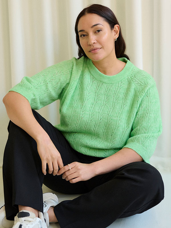 KCTENNA - Plus Size Genser fra Kaffe Curve