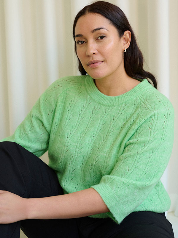 KCTENNA - Plus Size Genser fra Kaffe Curve