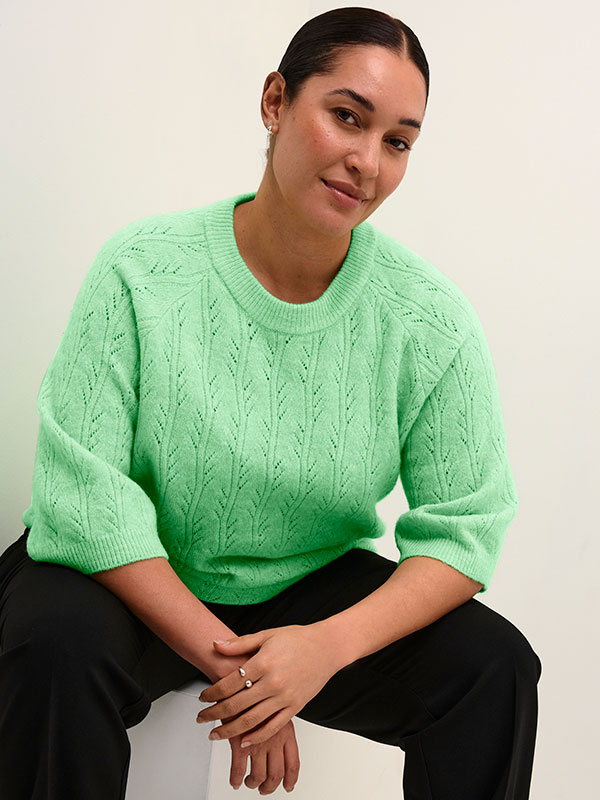 KCTENNA - Plus Size Genser fra Kaffe Curve