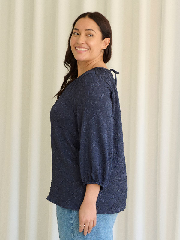 KCLAUREEN - Plus Size Bluse fra Kaffe Curve