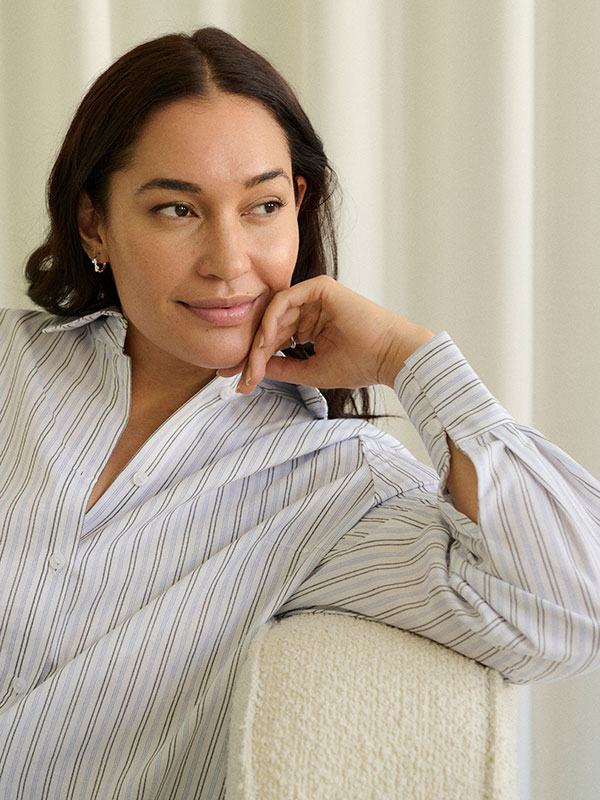 KCSELINA - Plus Size Skjorte fra Kaffe Curve