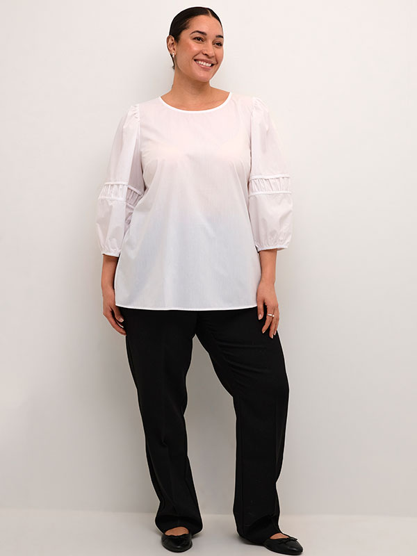 KCELINA - Plus Size Bluse fra Kaffe Curve