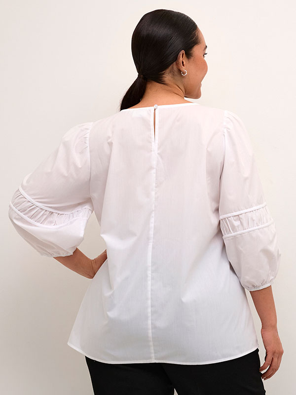 KCELINA - Plus Size Bluse fra Kaffe Curve