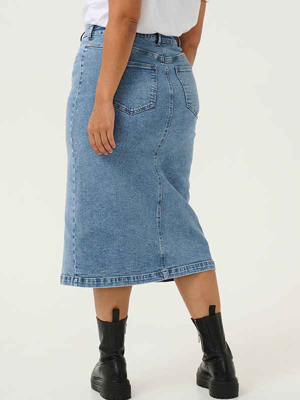 KCTHURA - Plus Size Skjørt fra Kaffe Curve