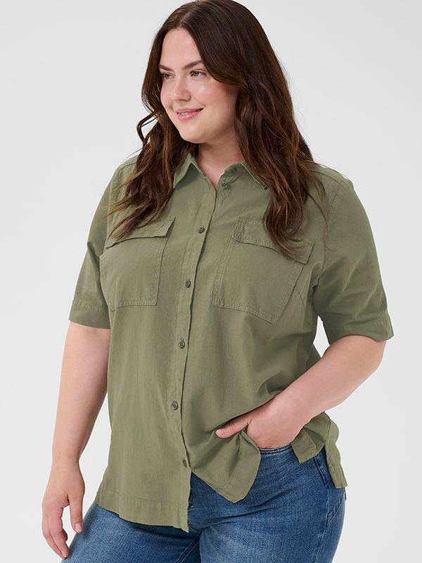 KCNANA - Plus Size Skjorte fra Kaffe Curve