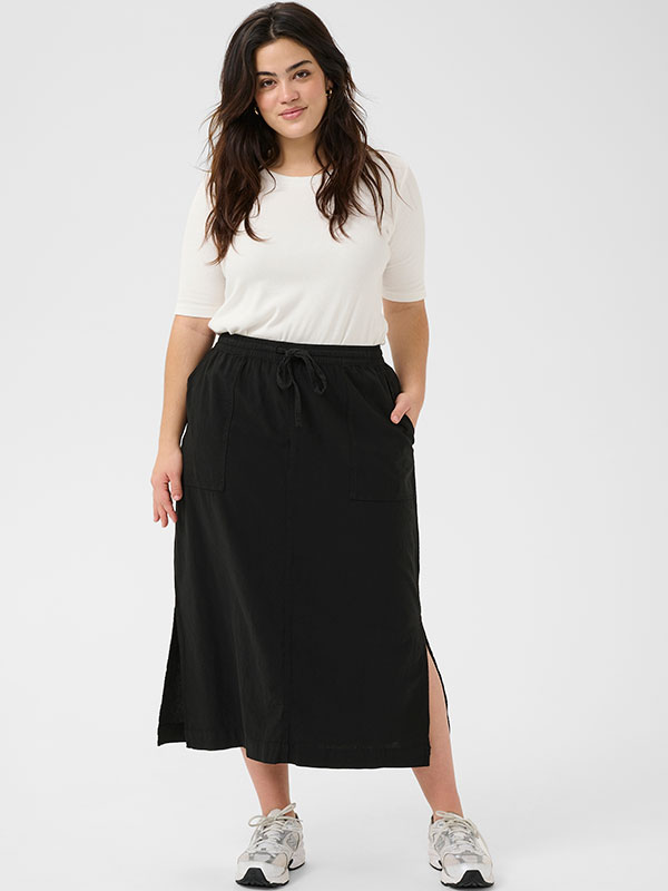 KCNANA - Plus Size Skjørt fra Kaffe Curve