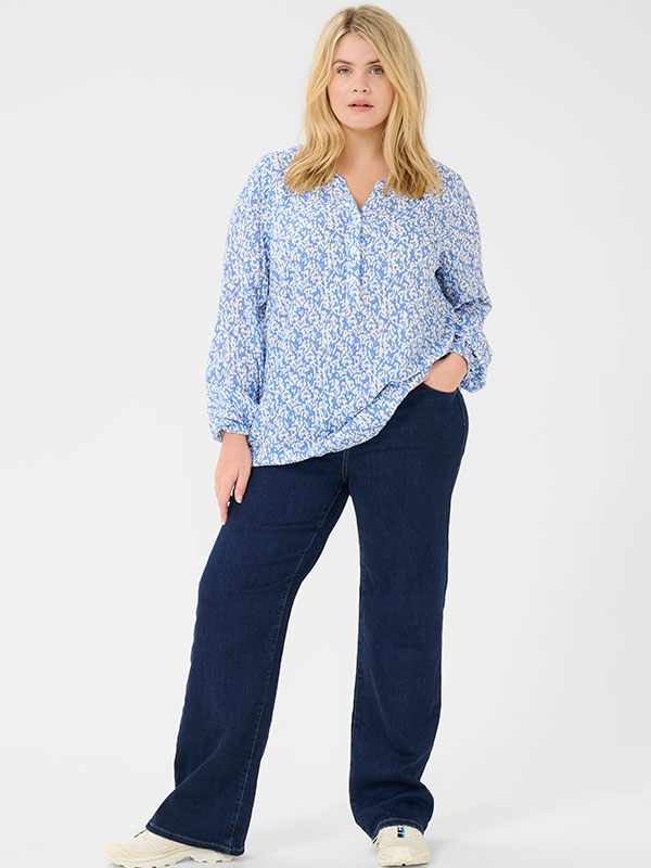KCMAHLENA - Plus Size Bluse fra Kaffe Curve
