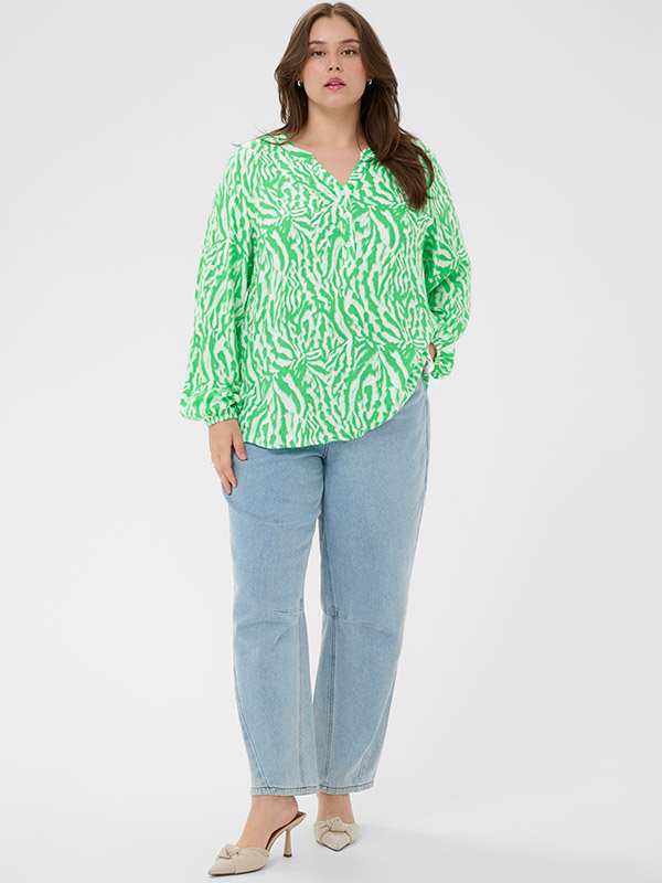 KCMAHLENA - Plus Size Bluse fra Kaffe Curve
