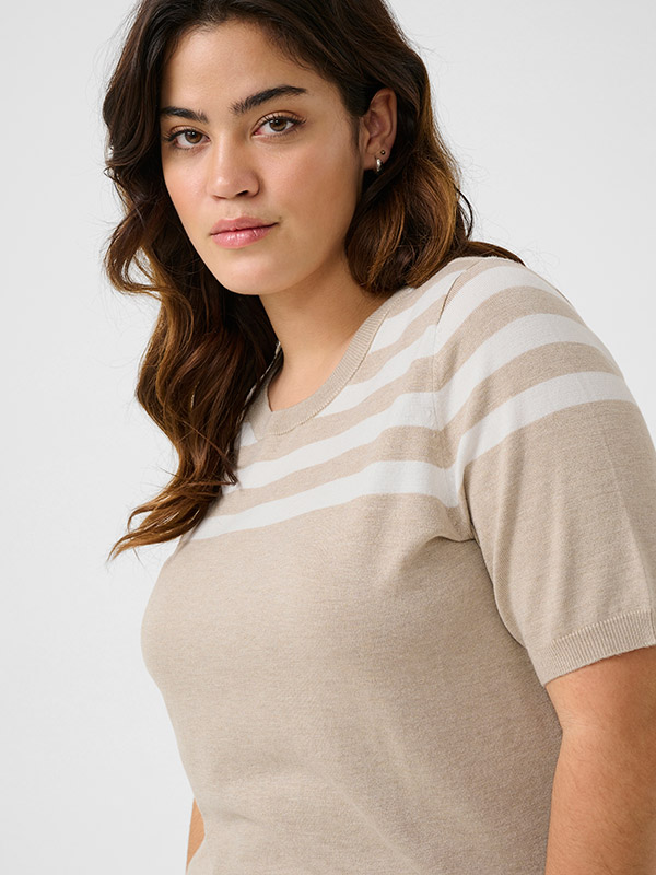 KCLIZZY - Plus Size T-shirt fra Kaffe Curve