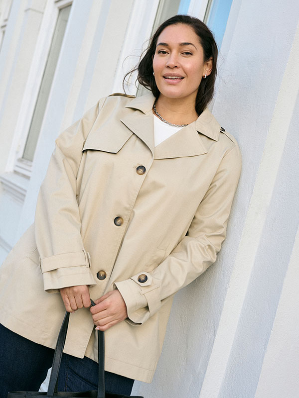 KCTRICIA - Plus Size Frakk fra Kaffe Curve