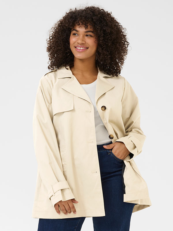 KCTRICIA - Plus Size Frakk fra Kaffe Curve