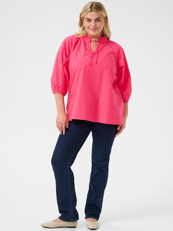 KCLULLA - Plus Size Bluse fra Kaffe Curve