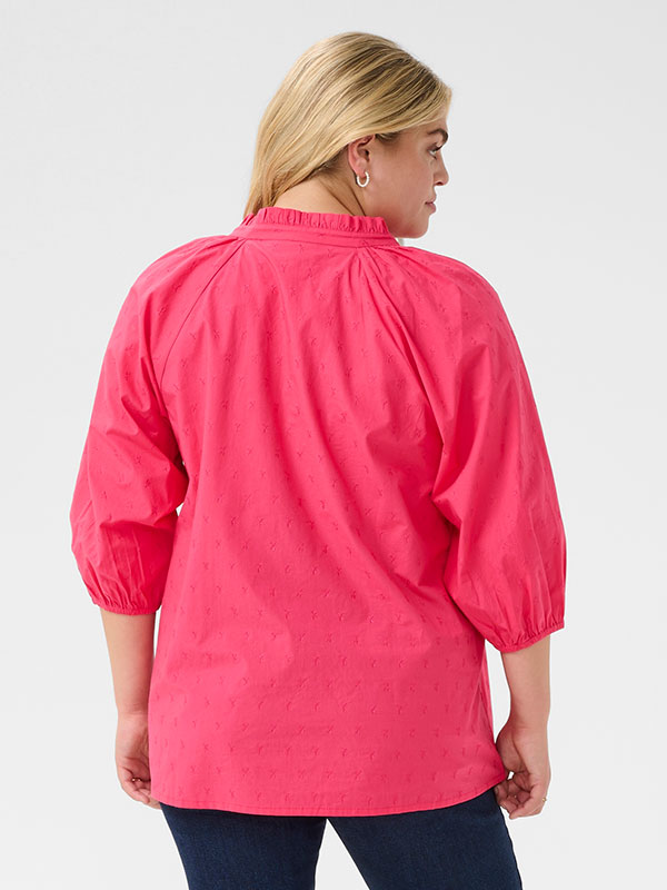 KCLULLA - Plus Size Bluse fra Kaffe Curve