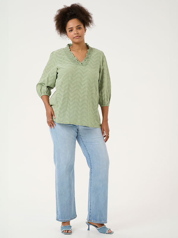 KCVITANA - Plus Size Bluse fra Kaffe Curve