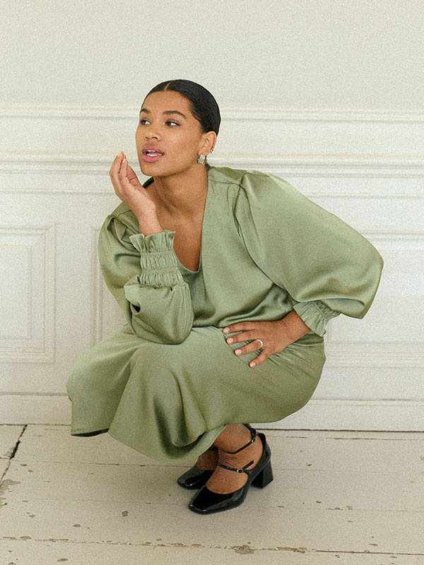 KCHILLA - Plus Size Skjørt fra Kaffe Curve