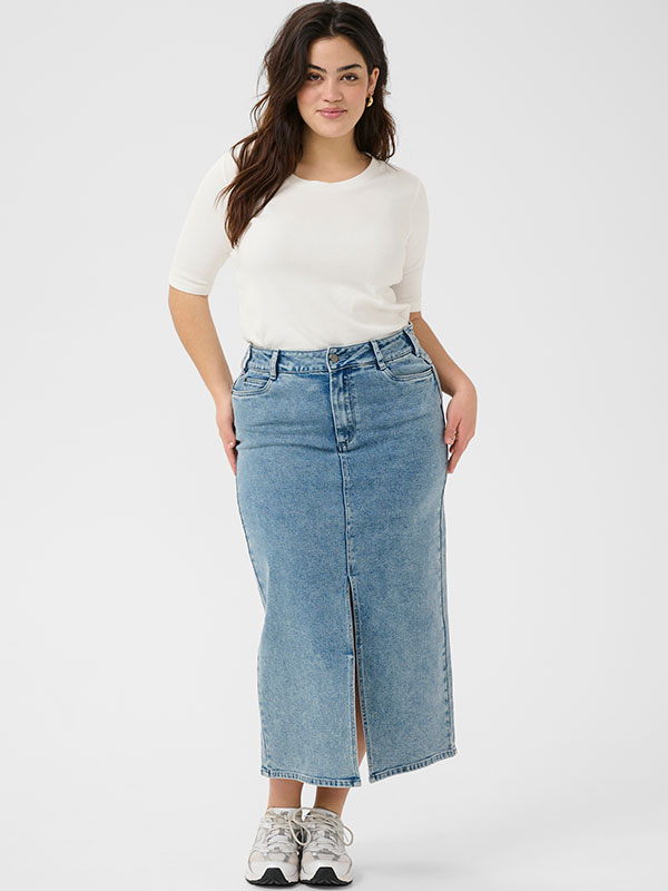 KCDARINA - Plus Size Skjørt fra Kaffe Curve