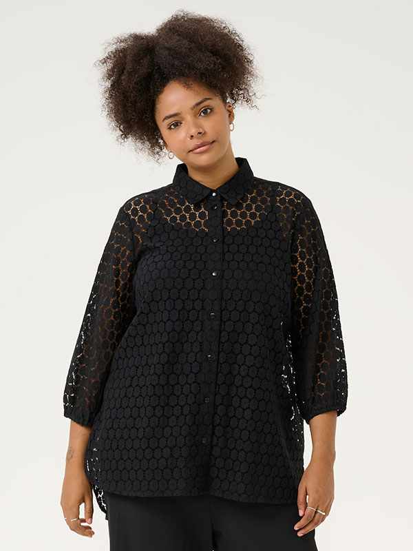 KCLORENA - Plus Size Skjorte fra Kaffe Curve