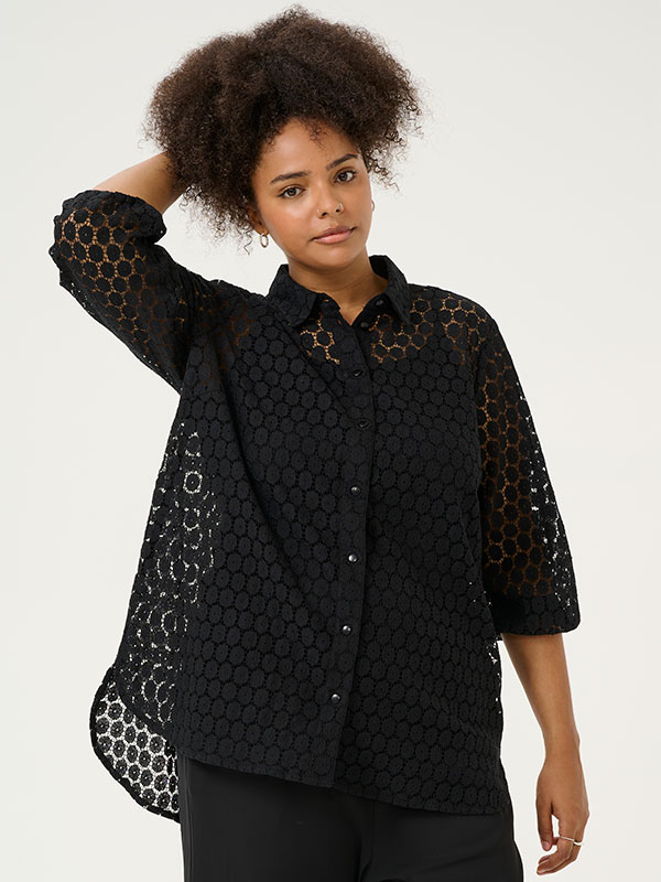 KCLORENA - Plus Size Skjorte fra Kaffe Curve