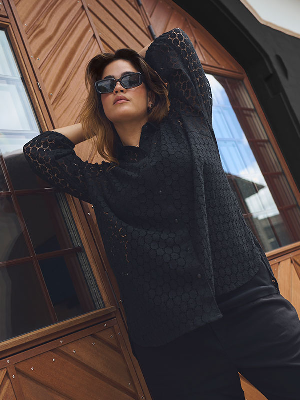 KCLORENA - Plus Size Skjorte fra Kaffe Curve