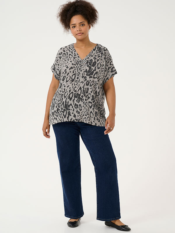 KCMILLE - Plus Size Bluse fra Kaffe Curve