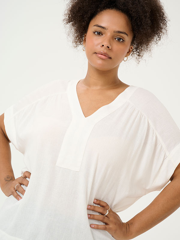 KCMILLE - Plus Size Bluse fra Kaffe Curve