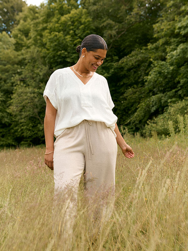 KCMILLE - Plus Size Bluse fra Kaffe Curve