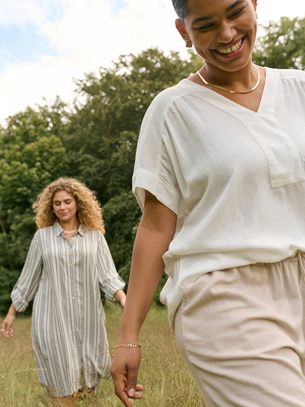 KCMILLE - Plus Size Bluse fra Kaffe Curve