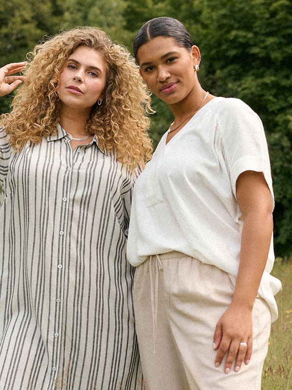 KCMILLE - Plus Size Bluse fra Kaffe Curve