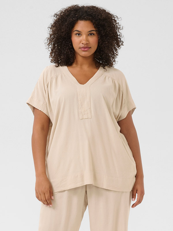 KCMILLE - Plus Size Bluse fra Kaffe Curve
