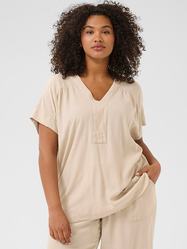 KCMILLE - Plus Size Bluse fra Kaffe Curve