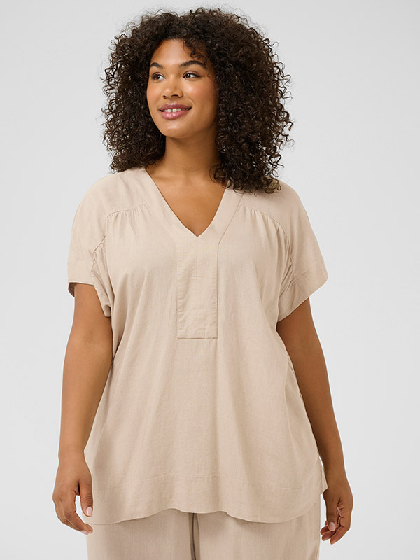 KCMILLE - Plus Size Bluse fra Kaffe Curve