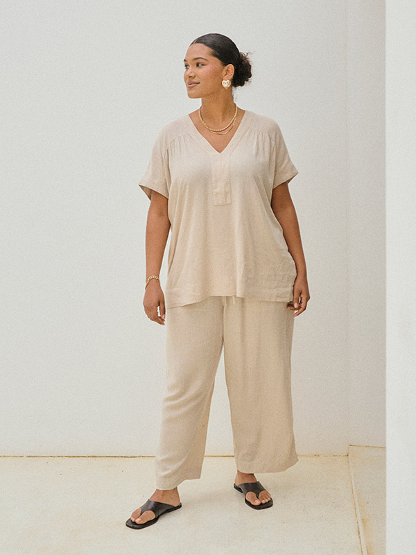 KCMILLE - Plus Size Bluse fra Kaffe Curve