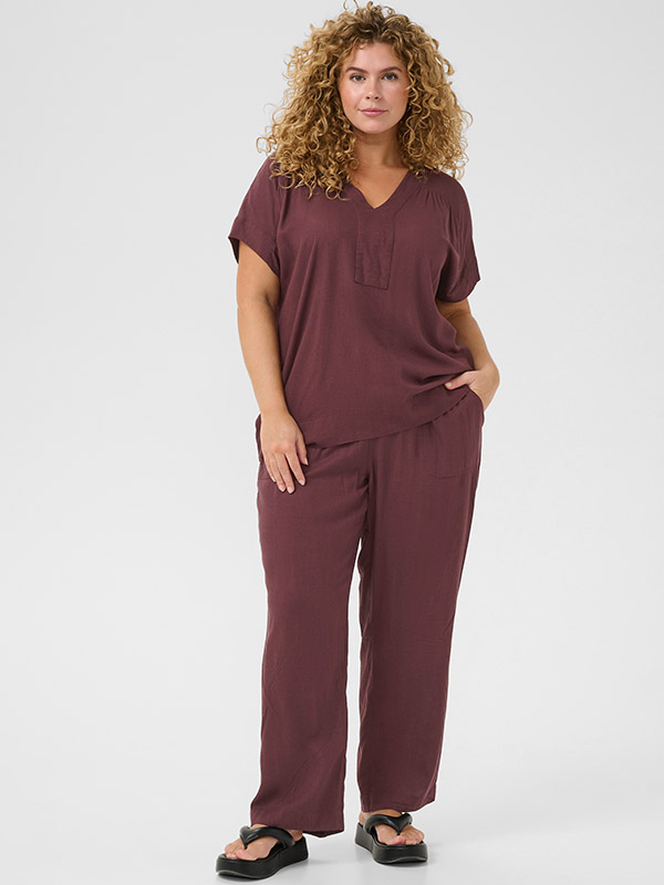 KCMILLE - Plus Size Bluse fra Kaffe Curve