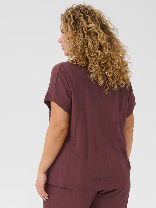 KCMILLE - Plus Size Bluse fra Kaffe Curve