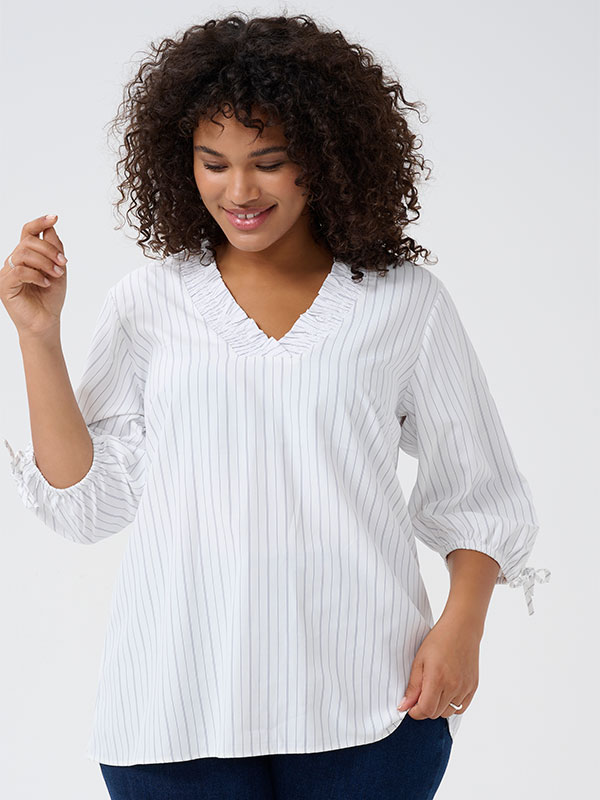 KCTIARA - Plus Size Bluse fra Kaffe Curve