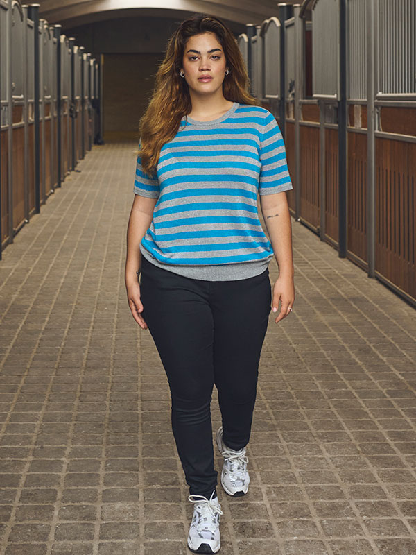 KCANKIA - Plus Size Bluse fra Kaffe Curve