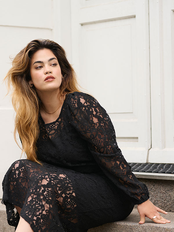 KCLANICA - Plus Size Bluse fra Kaffe Curve