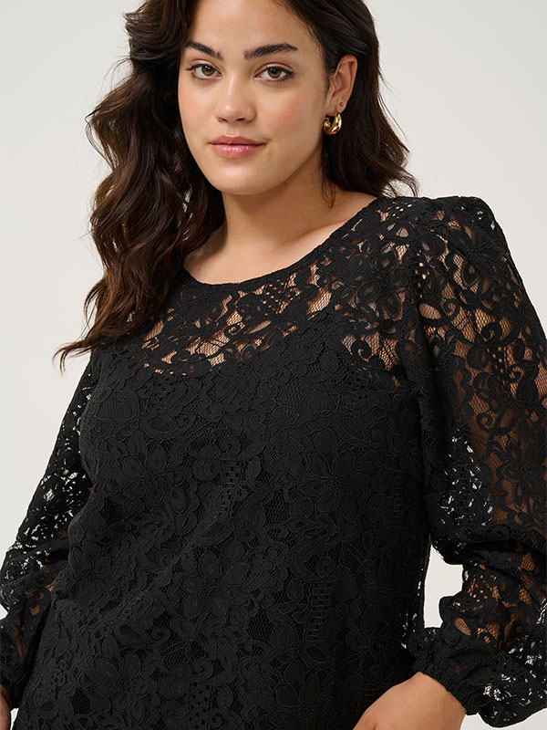 KCLANICA - Plus Size Bluse fra Kaffe Curve