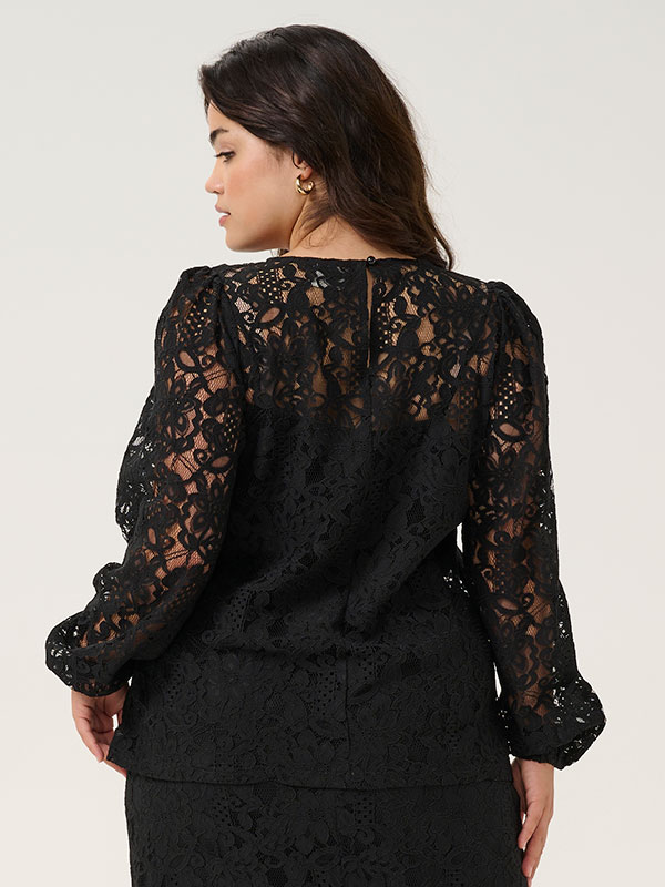 KCLANICA - Plus Size Bluse fra Kaffe Curve