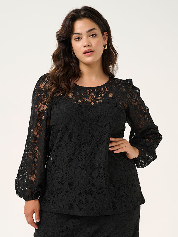 KCLANICA - Plus Size Bluse fra Kaffe Curve