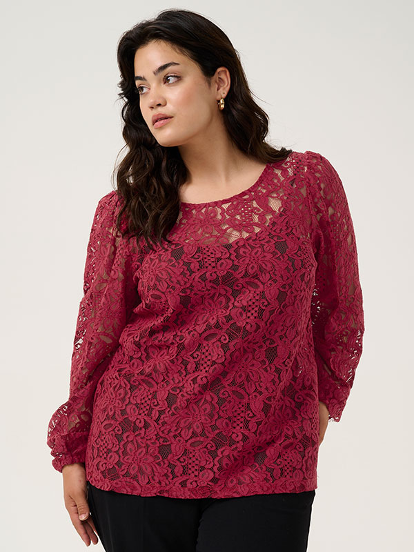 KCLANICA - Plus Size Bluse fra Kaffe Curve