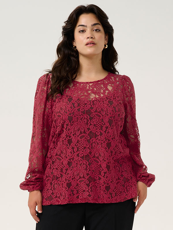 KCLANICA - Plus Size Bluse fra Kaffe Curve