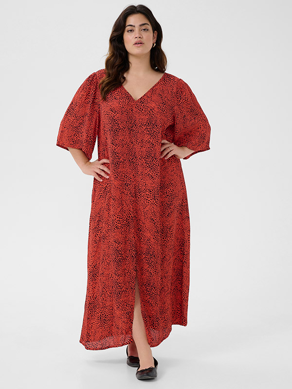 KCALIANA - Plus Size Kjole fra Kaffe Curve