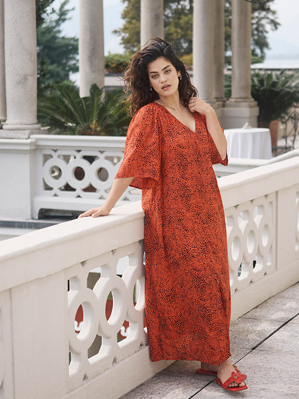 KCALIANA - Plus Size Kjole fra Kaffe Curve