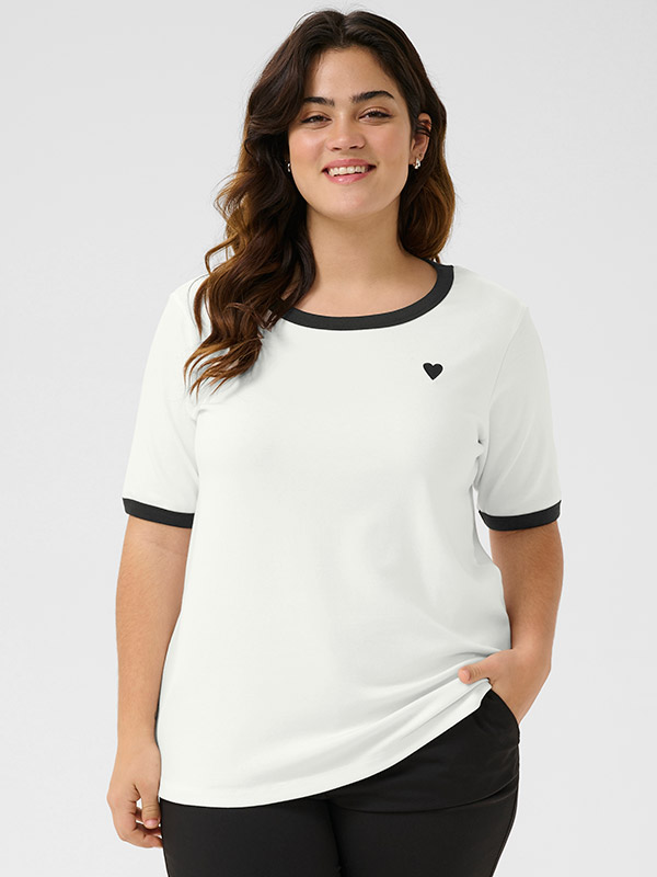 KCLIANA - Plus Size T-shirt fra Kaffe Curve