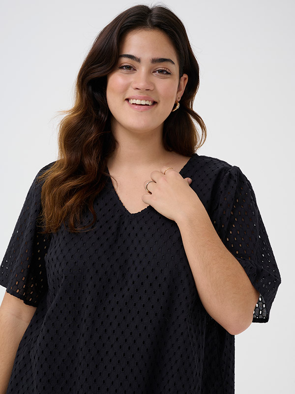 KCRUBIA - Plus Size Kjole fra Kaffe Curve