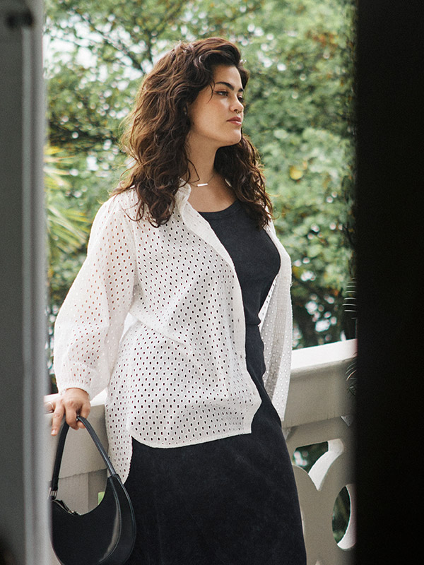 KCDALIA - Plus Size Topp fra Kaffe Curve