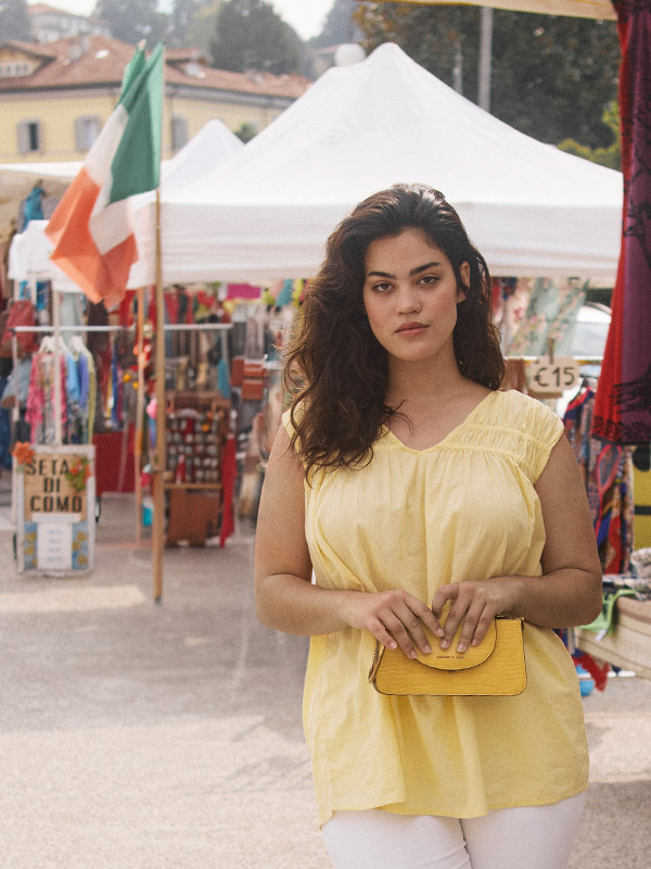 KCTHIA - Plus Size Topp fra Kaffe Curve